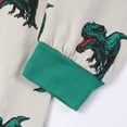 thumbnail image 6 of WIBACKER Cotton 2 Piece Set Dinosaur Pajamas for Boys 2-9 Years Long Sleeve Set Toddler Boys Pjs Kids Sleepwear, 6 of 10