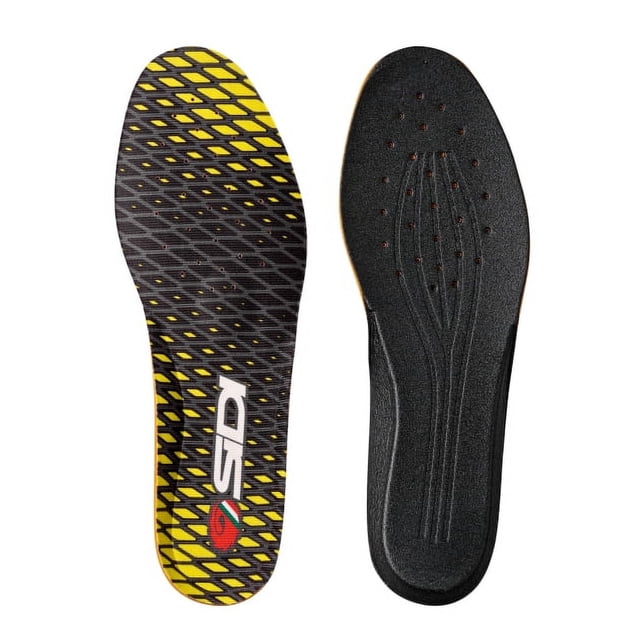 Sidi Replacement Boot Soles and Insoles Mens Black | Yellow Memory Insole 321 Sport