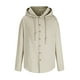 thumbnail image 4 of pstuiky Camisas de manga larga de invierno para hombre, Blusa informal de manga larga con capucha y cuello redondo con botones lisos a la moda para hombre salir tops xxl, 4 of 6