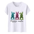 thumbnail image 4 of Camiseta de Cuello Redondo de Impresión de Pascua de Moda de Primavera Y Verano para el Uso Diario, 4 of 5
