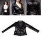thumbnail image 5 of de chaqueta de cuero PU hecho a mano 1: 6 para accesorio de ropa de Negro Sunnimix Abrigo de chaqueta de figura, 5 of 8