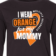 thumbnail image 4 of Inktastic I Wear Orange For My Mommy Multiple Sclerosis Awareness Long Sleeve Youth T-Shirt, 4 of 5