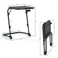 thumbnail image 6 of Homy Casa Portable Patio Table with Adjustable Height for Garden, Picnic Backyard, Black, 6 of 9