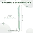 thumbnail image 2 of Uxcell 3Pcs Erasable Gel Pens, 0.7mm Glitter Retractable Fine Point Heat Erasable Scented Pens Smooth Writing Markers with Strawberry Scent for Scrapbooking Painting Writing, Light Green, 2 of 7