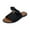 Black, variant on JeashCHAT Slip On Slide Sandals for Women New Bow Flat Shoes Women's Slippers Wear Casual One-line Women's Sandals (Black)