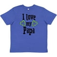 thumbnail image 3 of Inktastic I Love My Papa Hearts Youth T-Shirt, 3 of 5
