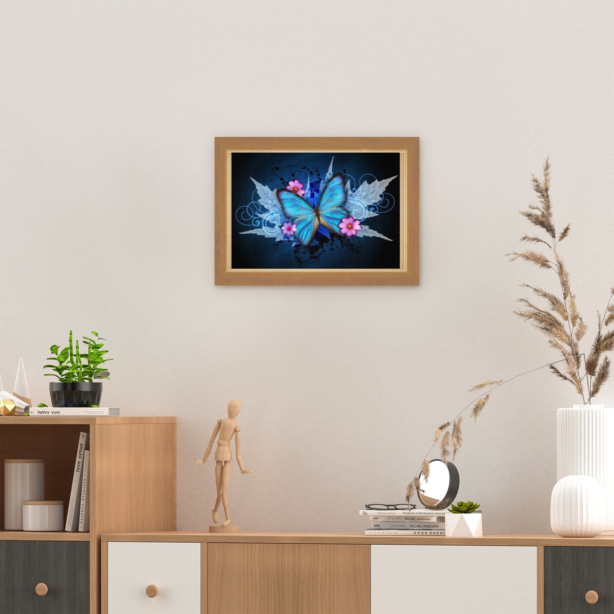 花卉20 Shiartex Flower Butterfly Plant Puzzles for Adults, Colorful