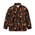 thumbnail image 4 of Uorisanigo Girls Half Zip Pullover Sweatshirt Oversized Long Sleeve Lapel Zipper Sweatshirt Lightweight Aesthetic Mushroom Athletic Pullover Jackets Fall Spring Outfits Clothes, 4 of 7