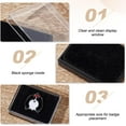 thumbnail image 4 of 16Pcs Clear Plastic Gift Box for Pin 1.6x2.1x0.6 Inch Plastic Badge Storage Box Rectangle Plastic Display Box for Pin Badge Medal Lapel Gemstone Storage Display Black DIY, 4 of 9