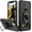 Black, variant on for iPhone 12/12 Pro Case with Slide Camera Cover Drop Tested Military Grade Heavy Duty Protective Durable Sturdy Rotate Ring Kickstand Phone Case for iPhone 12/12 Pro(Black)