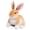 Brown(B), variant on Bunny Toys Realistic Lifelike Stuffed Bunny Plush Toy Soft Stuffed Animal With Multiple Colors For Easter Home Decor Cuddle (9.5 In) Grey(B)