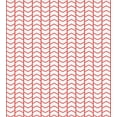 thumbnail image 3 of Modern Duvet Cover Set, Geometrical Chevron Lines and Triangle Shaped Border Seem Art Image, Decorative 3 Piece Bedding Set with 2 Pillow Shams, King Size, Dark Coral and White, by Ambesonne, 3 of 3