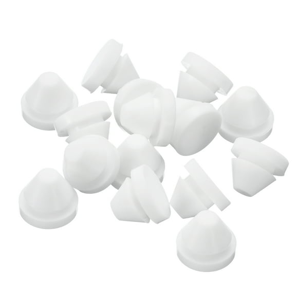 36 Pack Silicone Hole Plug, Gray Rubber Round Hole Plugs Fit for Bottle Pipes 6-7mm Inner Diameter