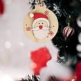 thumbnail image 4 of Suministros de Decoración Navideña onlyliua Colgantes de Madera Papá Noel renos, 4 of 5