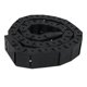thumbnail image 2 of 6 Piezas 18mm x 37mm Negro Flexible Cadena de Arrastre de Cable Semicerrada 1M 39.4 Pulgada, 2 of 8