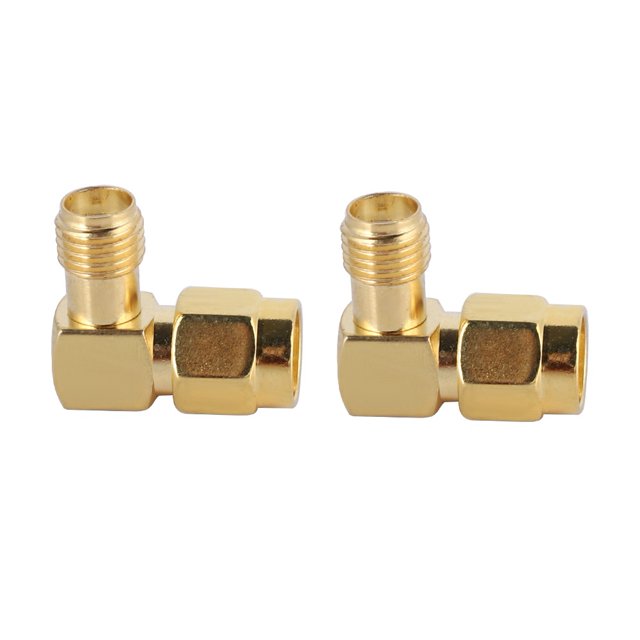 Conector adaptador SMA a SMA ANGGREK baja pérdida resistencia al ácido para antenas cables coaxiales dispositivos Lan inalámbricos aplicaciones de RF