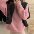 thumbnail image 1 of Solid Color Sequin Decoration Knitted Sweater for Women's Autumn Winter Lazy Style Loose Casual Temperament Pullover Sweater Top, 1 of 5