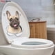 thumbnail image 2 of Three Ratels FTC1082 Stafford Bull Terrier Dog Wall Decals Frenchie Dog Toilet Sticker 3D Dog Car Window Sticker, 2 of 4