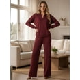 thumbnail image 2 of Conjunto Para Dama Casual Elegante Pantalón y Suéter Moderno, 2 of 5