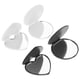 thumbnail image 1 of 20 mini espejos de maquillaje con forma de corazón, espejos de bolsillo portátiles y plegables., 1 of 5