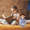 thumbnail image 3 of EUBUY Princess Girl Doll Cute Stuffed Girl Plush Toy Children Birthday Gift Girls Plush Toy Blue 45CM, 3 of 8