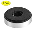 thumbnail image 1 of 8Pcs D40xH11.35mm patas de plástico base anti-vibración soporte para altavoz amplificador guitarra HiFi tono plateado, 1 of 5