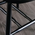 thumbnail image 6 of Pemberly Row Solid Wood Spindle Back Dining Chair in Black (Set of 2), 6 of 6