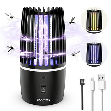 360 °   Electric Bug Zapper – USB Rechargeable Mosquito & Fly Killer Lamp for Indoor & Outdoor Use – Effective & Safe Insect Control