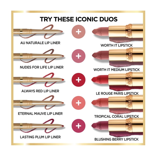 L'Oreal Paris Original Satin Lipstick for Moisturized Lips, 601