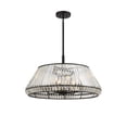 thumbnail image 3 of Pyramid 6-Light Pendant in Matte Black, 3 of 5