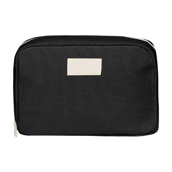 Oalirro Large Capacity Pencil Case with Zipper - Canvas Pen Holder Organizer for Office - Multi-Purpose Storage Pouch for Pens, Makeup, Stationery - Durable & Portable (9x6in)