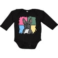thumbnail image 3 of Inktastic Blue French Bull Dog Boys or Girls Long Sleeve Baby Bodysuit, 3 of 5