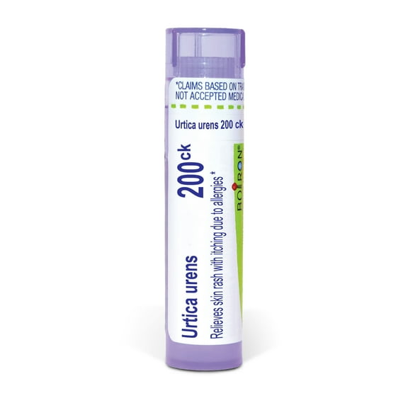 Boiron Urtica Urens 200CK, Homeopathic Medicine for Skin Rash With Itching Due To Allergies, 80 Pellets