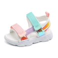 thumbnail image 4 of Kids Sports Sandals Girls Non-slip Color Block Open Toe Athletic Beach Water Shoes Sandals for Toddler Kids Girls Summer Hiking Outdoor, 4 of 9