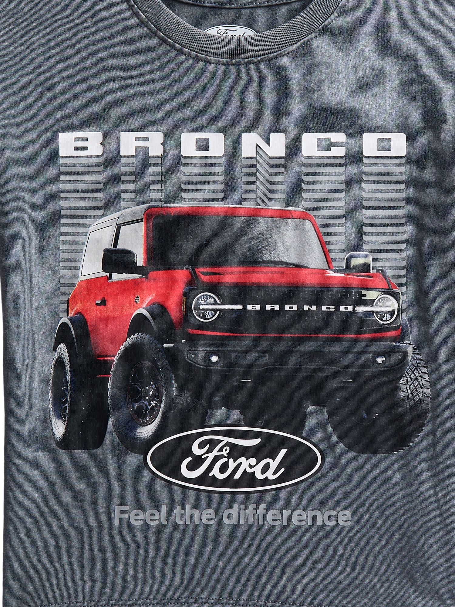 Ford Bronco Toddler Graphic Crewneck Tee with Short Sleeves, Sizes 12M-5T