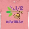thumbnail image 4 of Inktastic Half Birthday 6 Months Baby Monkey Boys or Girls Baby T-Shirt, 4 of 5