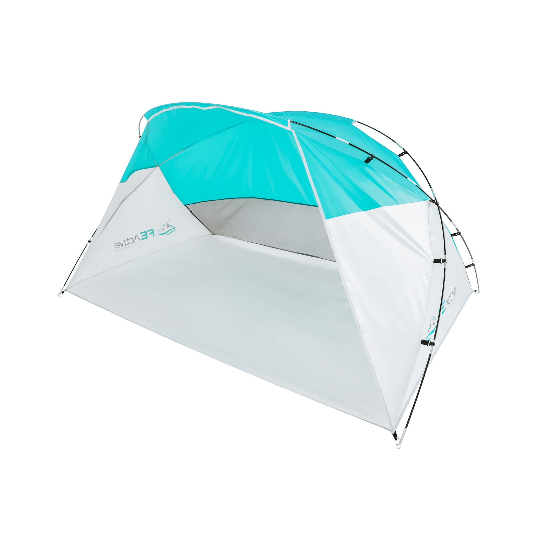 3/4 Man Pop Up Beach Tent Sun Shelter Anti-UV Camping Tent Shade Hiking Beach 