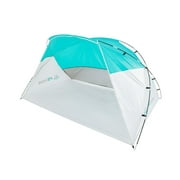 FE Active Pop Up Beach Shelter - Easy Set up Family Beach Tent Outdoor Sun Shelter Half Dome Canopy Tent Adults & Kids Sun Shade for Camping, Hiking, Travel, Backpacking | Designed in California, USA