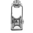 thumbnail image 3 of Single Pulley Universal 316 Stainless Steel Swivel Wheel Hanging Tool Fit for Ships Boat, 3 of 3