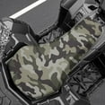 thumbnail image 3 of Yuyamidu ATV Seat Cover Soft Waterproof Camo Green Four Wheeler Seat Cover Easy to Install ATV Accessories Compatible with Polaris Sportsman Polaris Scrambler Honda Rancher, 3 of 7