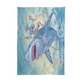 thumbnail image 2 of Qxltty Skull Shark Square Tablecloth 54×54in Thick Wrinkle Resistant Heat Proof Durable Table Cover for Dining Table, 2 of 9
