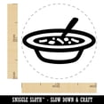 thumbnail image 2 of Bowl of Soup Self-Inking Rubber Stamp Ink Stamper - Yellow Ink - Medium 1 Inch, 2 of 7