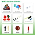 thumbnail image 6 of Furvclv Multi Game Table, 43 Inch 5-in-1 Combo Game Table, Hockey/Soccer Foosball/Pool/Table Tennis/basketball Table Combination Kit For Game Room Home, 6 of 9