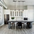 thumbnail image 2 of Kiven H-Type Track Lighting, 3-Light Industrial Halo Track Pendant Light, Steampunk Style Track Light Pedant for Bedroom Kitchen Island Home Cafe,Black Finish,Cord length 39.4", 2 of 7
