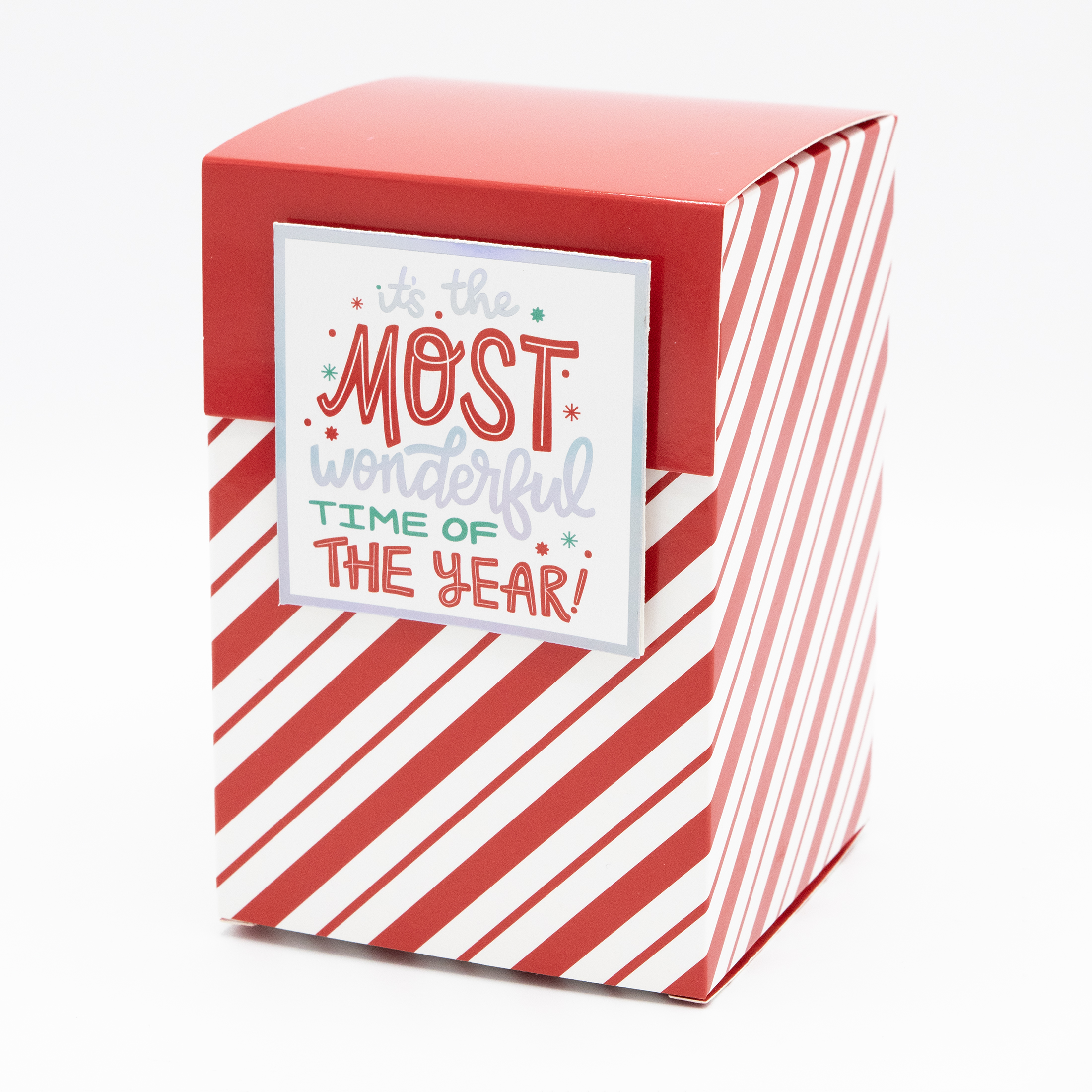 Holiday Time Rectangle Candle Box, 4 in x 6 in, 20 pieces