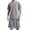 Dark Gray, variant on JTieacloth Men's Nightshirts Men's Summer V Neck Short Sleeve Top And Shorts Casual Style Pajama Loungewear Set Black