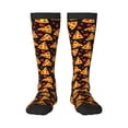 thumbnail image 2 of Lsque Cartoon Pizza Printed Crew Socks Men's Women's LightWeight Thin Casual Calf Socks ,Knee High Socks,Cotton Socks, 2 of 9