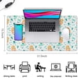 thumbnail image 5 of Long Mouse Pads for Desk,Ballerina Princess Pattern Desk Mats on Top Of Desks, Desk Mouse Pad Extra Large with 3mm Non-Slip Base and Stitched Edge for Gaming,Office,Work,Home 31.5"x15.7", 5 of 6