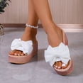 thumbnail image 5 of Censtreet Womens Flat Sandals Dressy Summer Slip On Resort Womens Sandals Beach Sandals Open Toe Espadrille Slides, 5 of 6