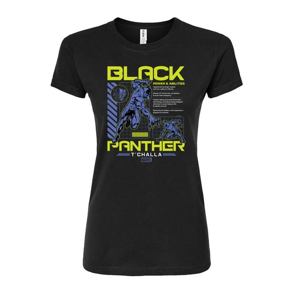 Marvel Black Panther - Digital - Juniors Fitted Graphic T-Shirt